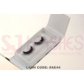 OEM Premium quality 3D layered silk eyelashes strip eyelashes